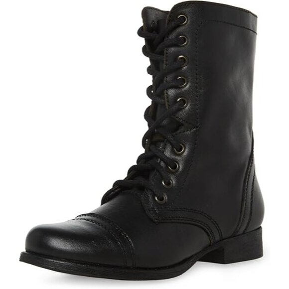 Steve Madden Women's Troopa Lace-up Boots - Picture 1 of 6